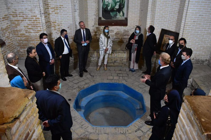 بازدید سفیر اتریش از موزه تاریخی آب یزد